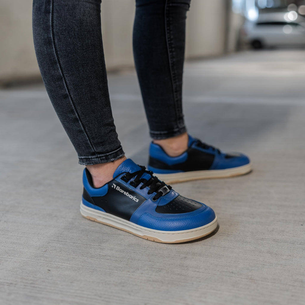 Barefoot Sneakers Barebarics Wave - Black & Blue - Barefoot Shoe Store