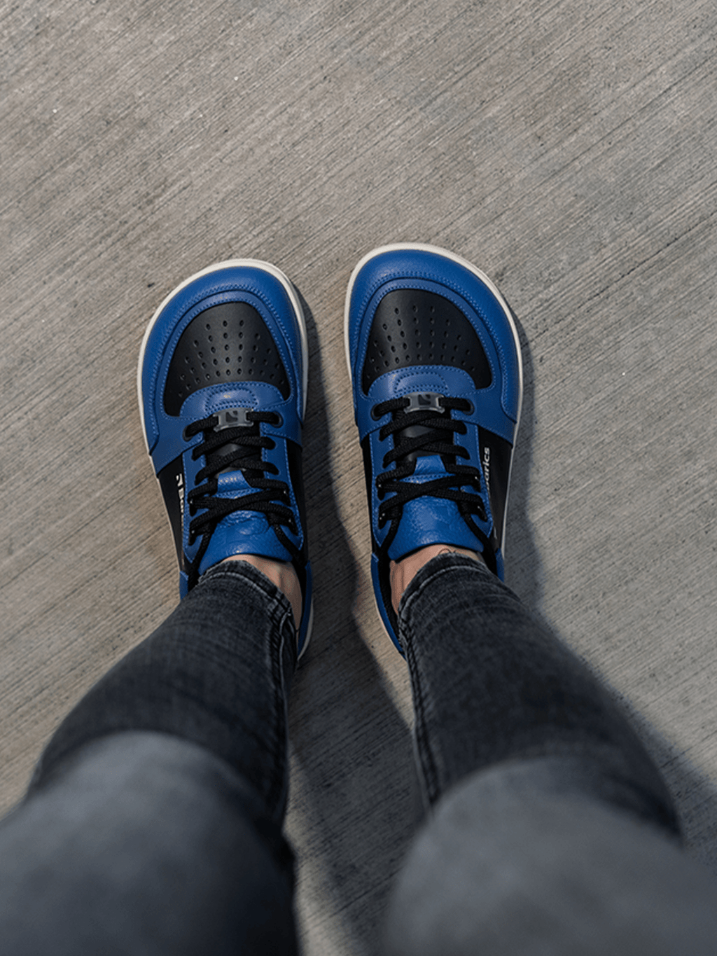 Barefoot Sneakers Barebarics Wave - Black & Blue - Barefoot Shoe Store