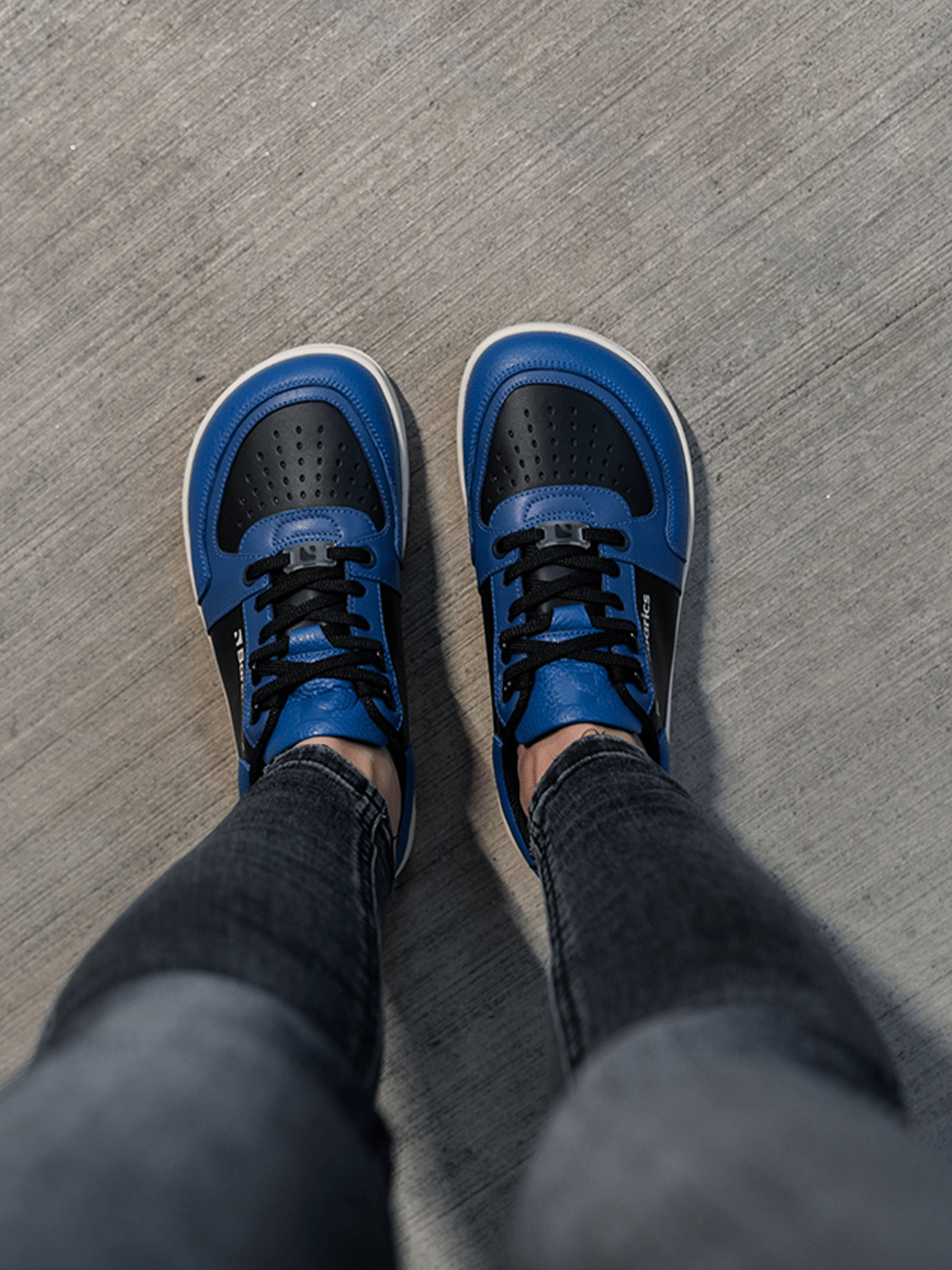 Barefoot Sneakers Barebarics Wave - Black & Blue - Barefoot Shoe Store