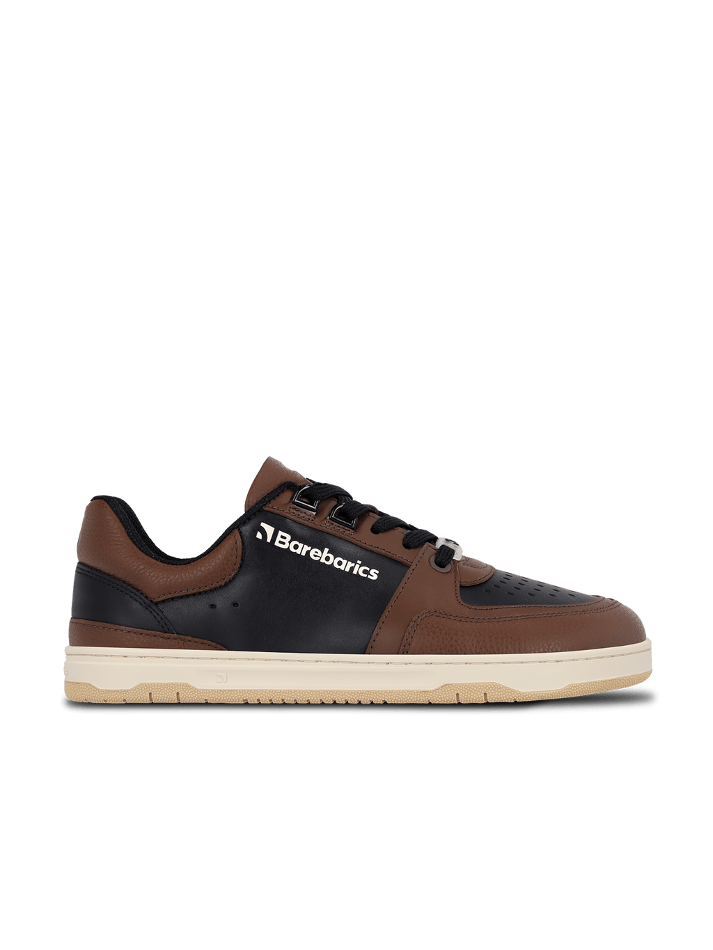 Barefoot Sneakers Barebarics Wave - Black & Dark Brown - Barefoot Shoe Store