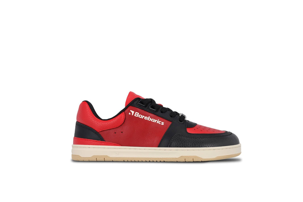 Barefoot Sneakers Barebarics Wave - Black & Red - Barefoot Shoe Store