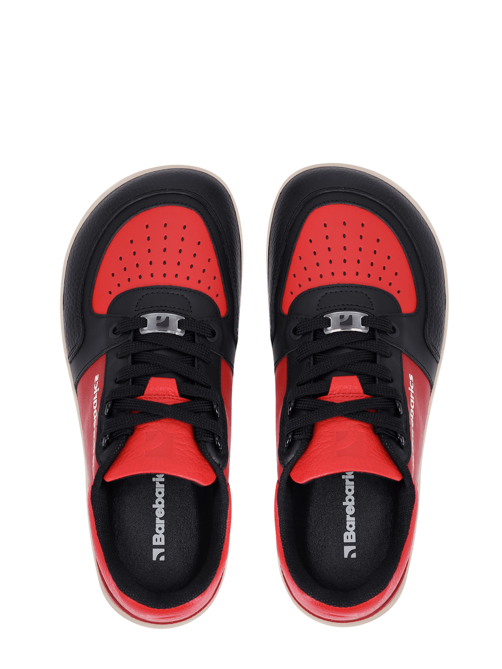 Barefoot Sneakers Barebarics Wave - Black & Red - Barefoot Shoe Store