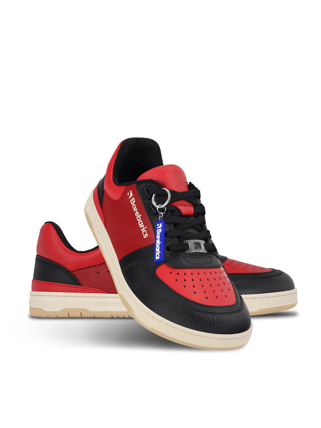 Barefoot Sneakers Barebarics Wave - Black & Red - Barefoot Shoe Store