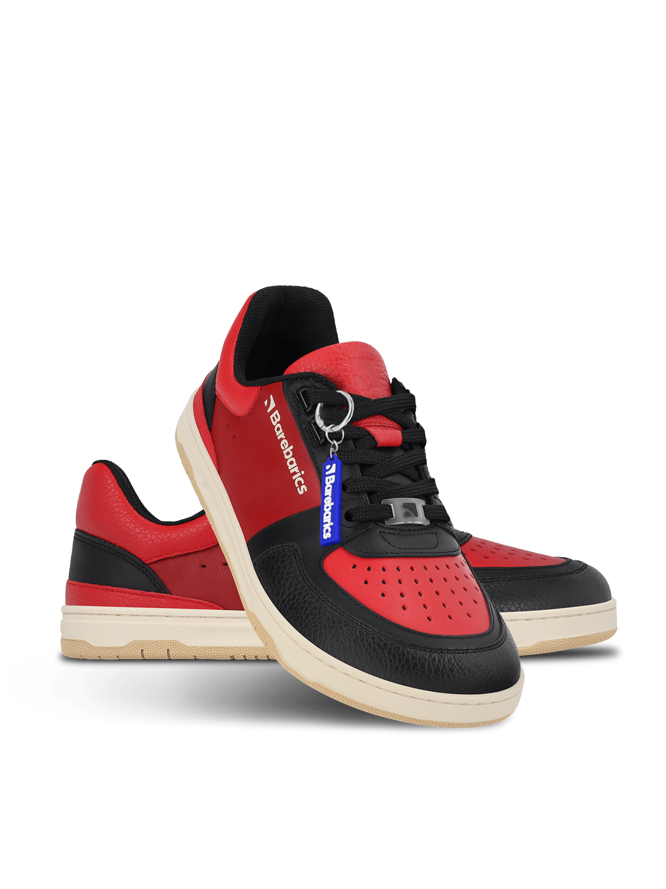 Barefoot Sneakers Barebarics Wave - Black & Red - Barefoot Shoe Store