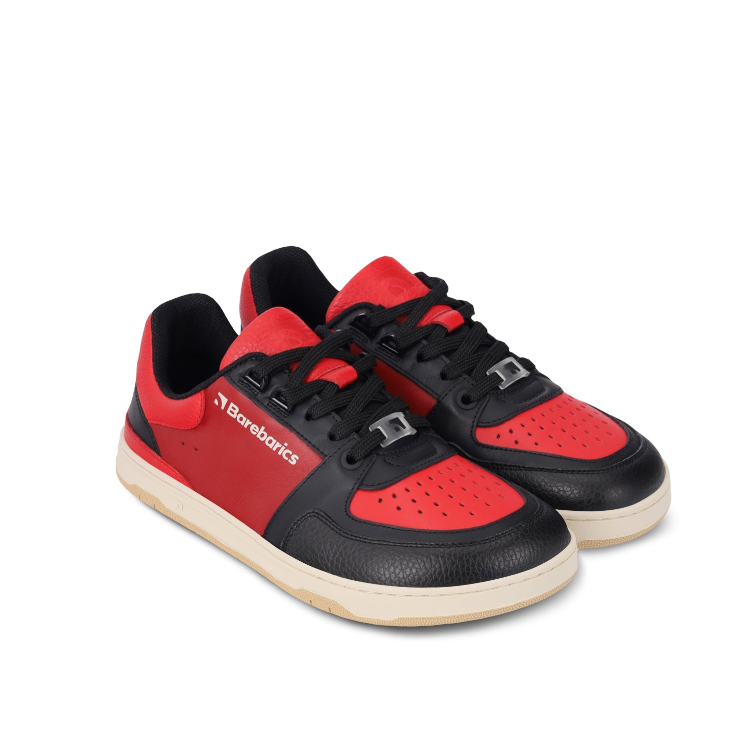 Barefoot Sneakers Barebarics Wave - Black & Red - Barefoot Shoe Store