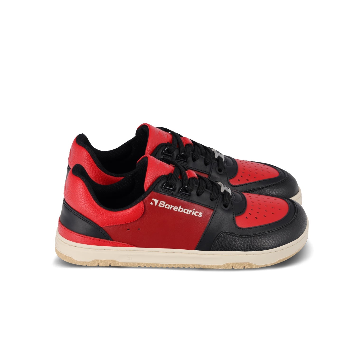 Barefoot Sneakers Barebarics Wave - Black & Red - Barefoot Shoe Store
