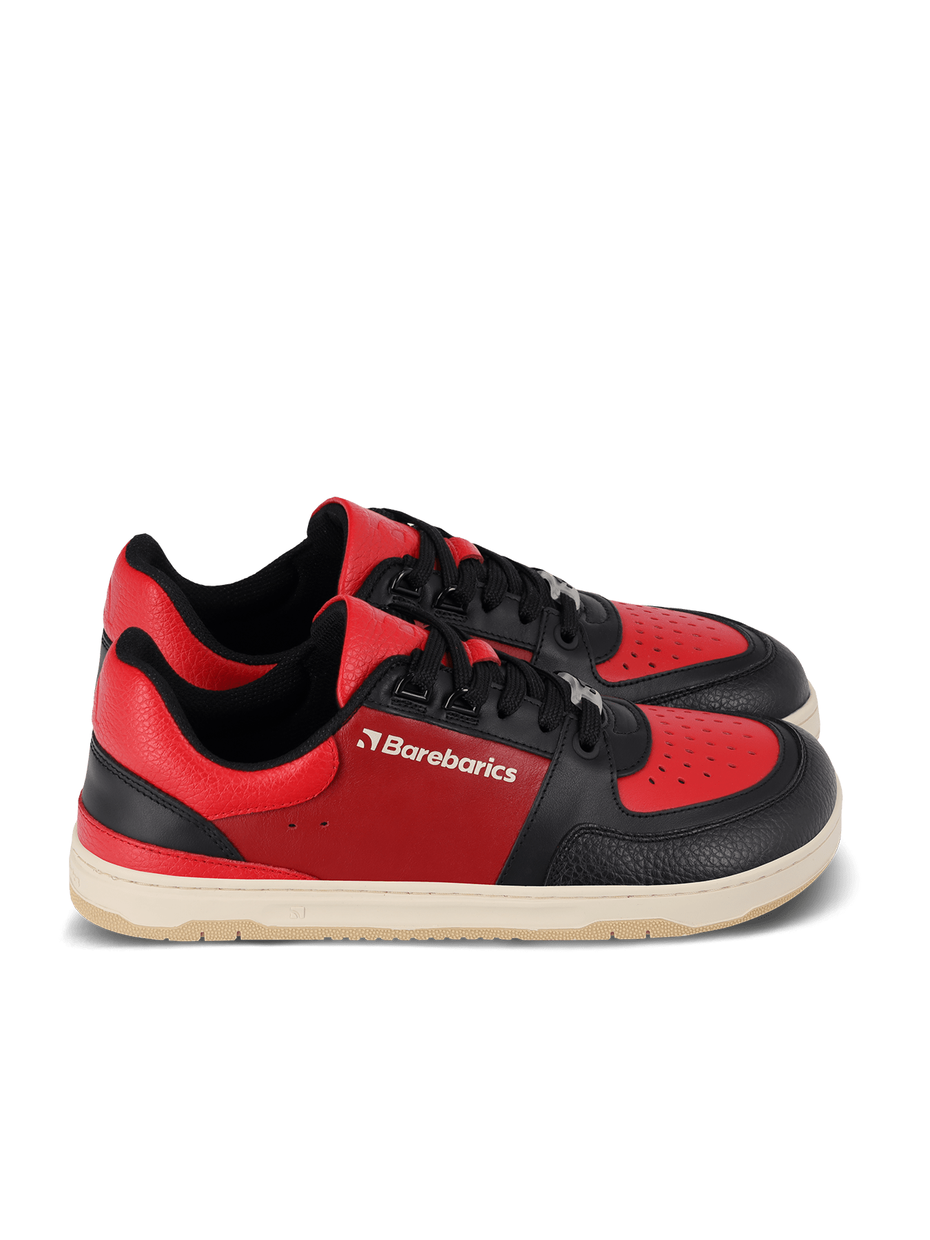 Barefoot Sneakers Barebarics Wave - Black & Red - Barefoot Shoe Store
