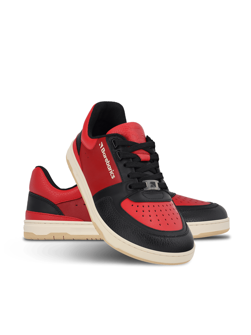Barefoot Sneakers Barebarics Wave - Black & Red - Barefoot Shoe Store