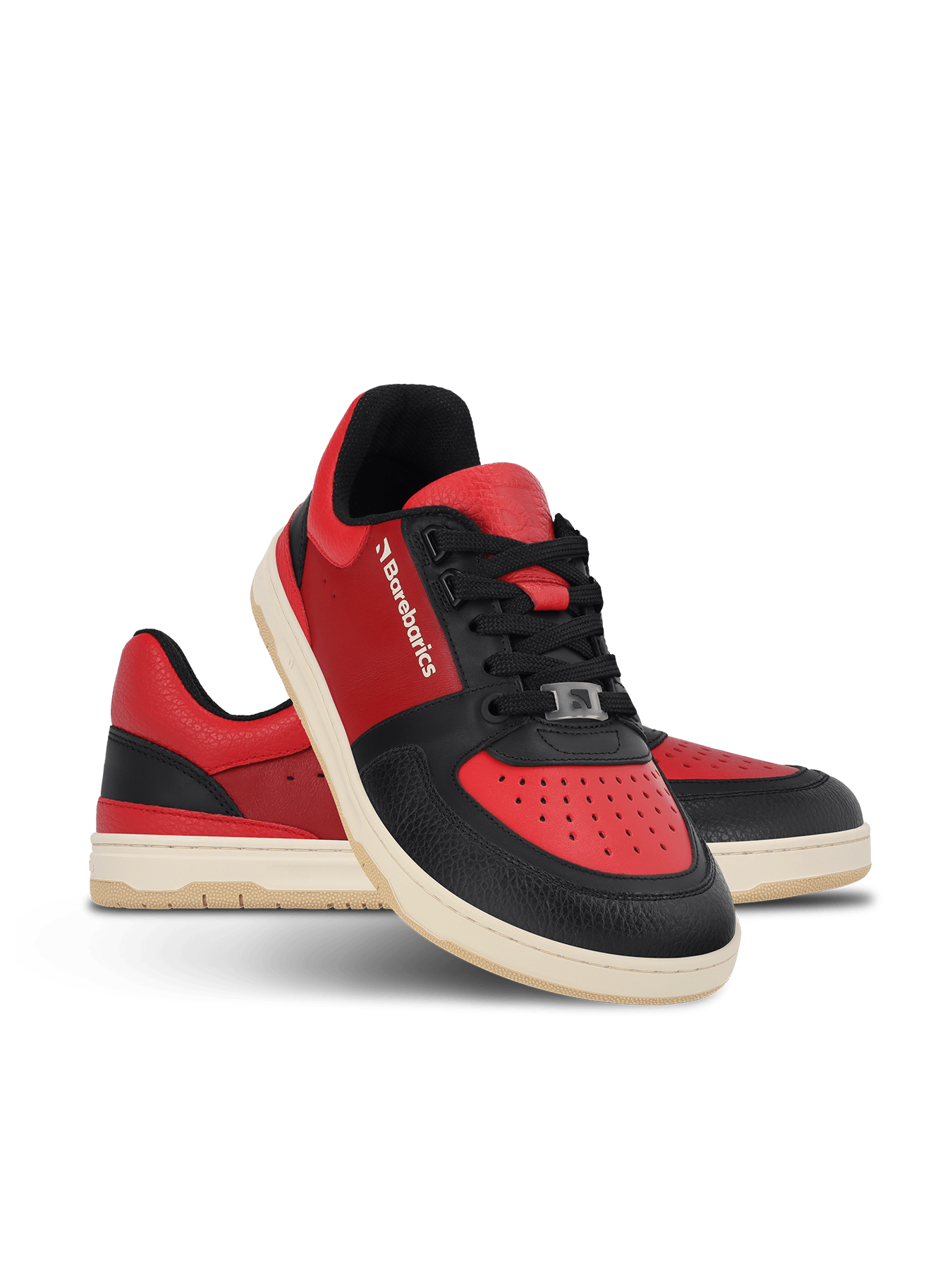 Barefoot Sneakers Barebarics Wave - Black & Red - Barefoot Shoe Store