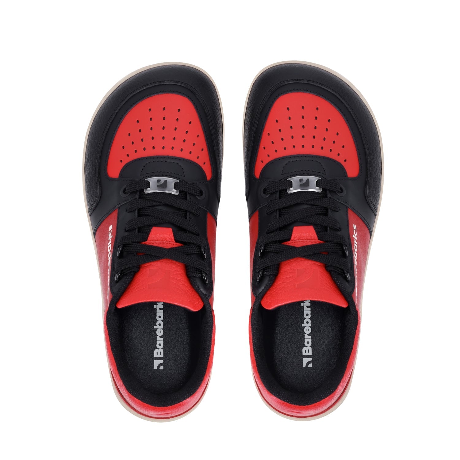 Barefoot Sneakers Barebarics Wave - Black & Red - Barefoot Shoe Store