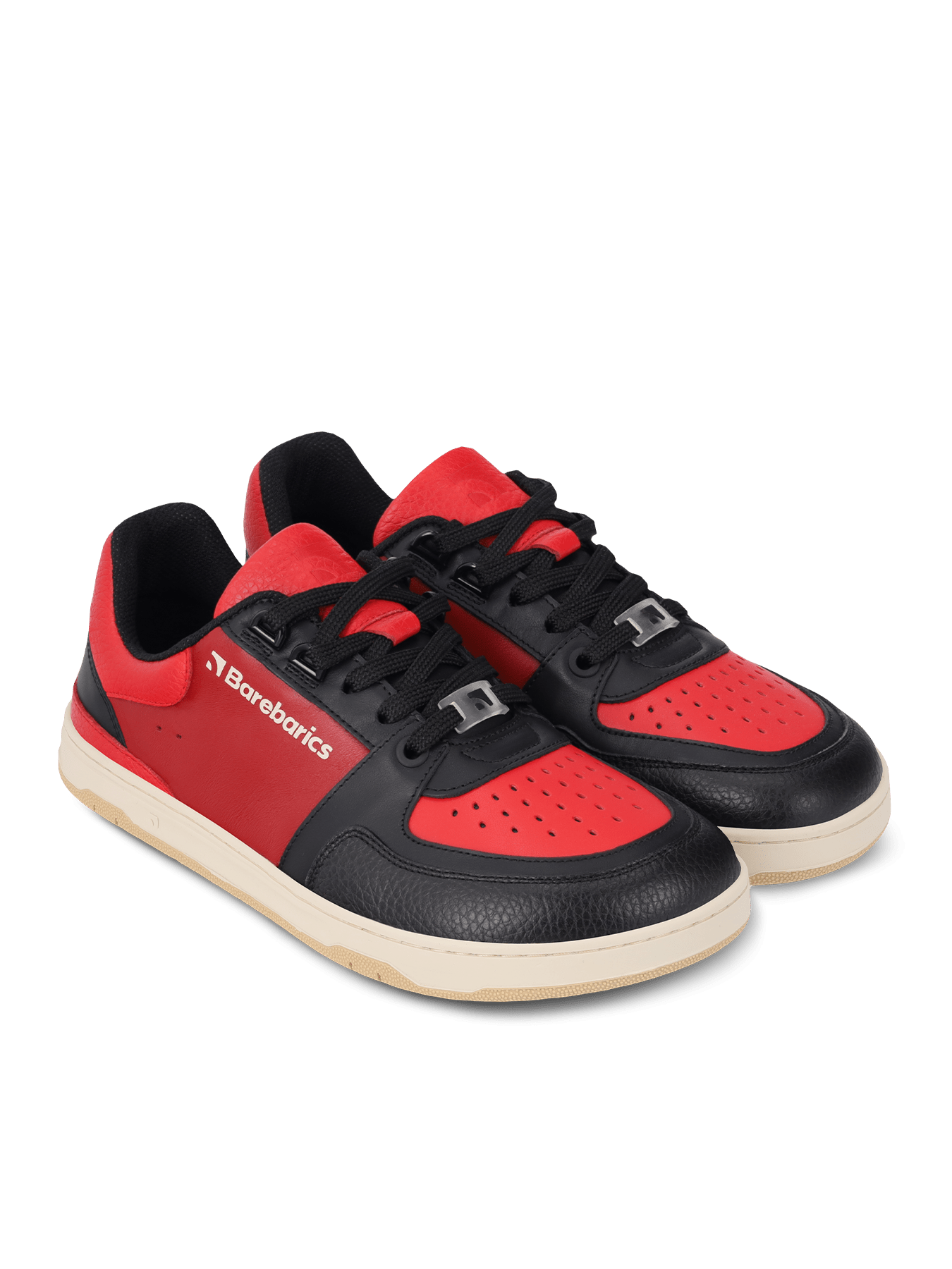 Barefoot Sneakers Barebarics Wave - Black & Red - Barefoot Shoe Store