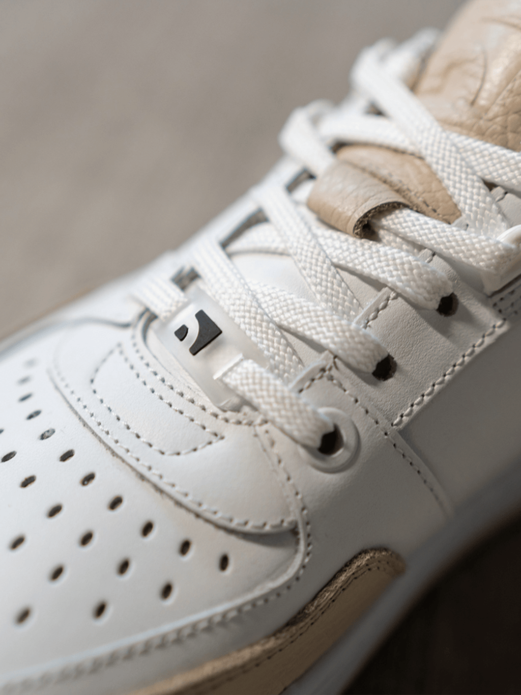 Barefoot Sneakers Barebarics Wave - White & Beige - Barefoot Shoe Store