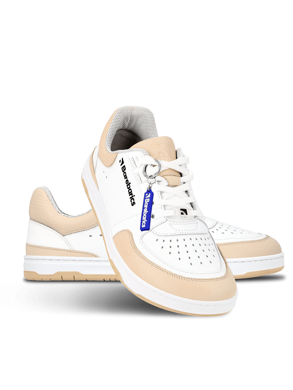 Barefoot Sneakers Barebarics Wave - White & Beige - Barefoot Shoe Store