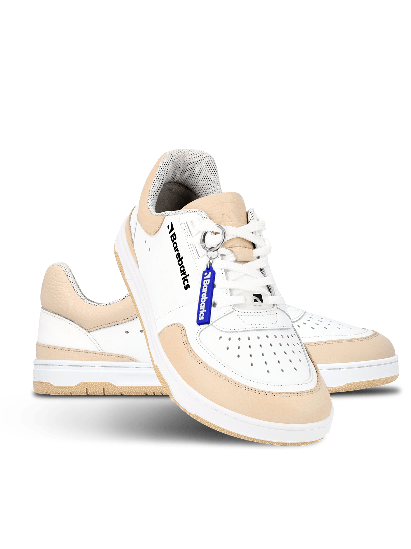 Barefoot Sneakers Barebarics Wave - White & Beige - Barefoot Shoe Store