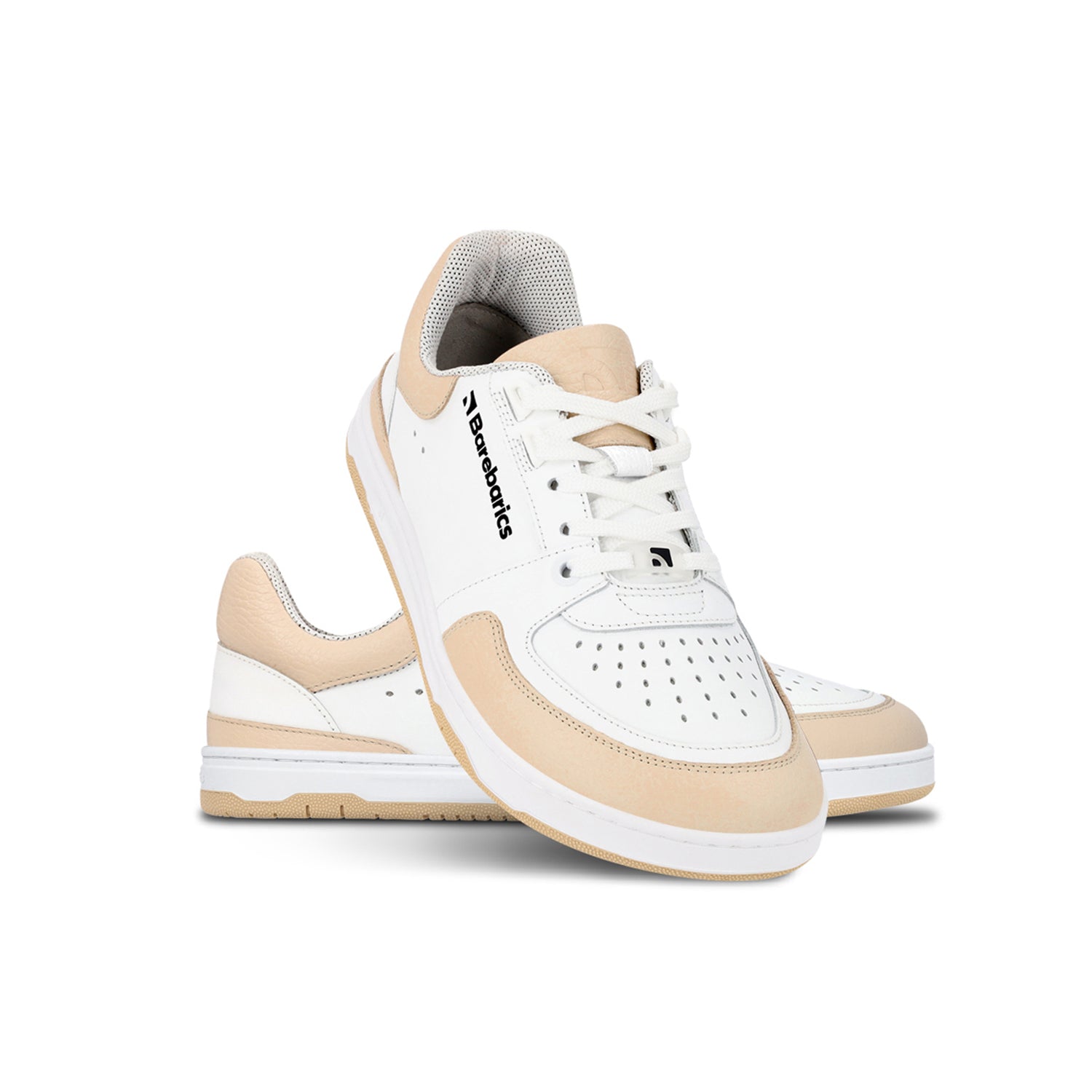 Barefoot Sneakers Barebarics Wave - White & Beige - Barefoot Shoe Store