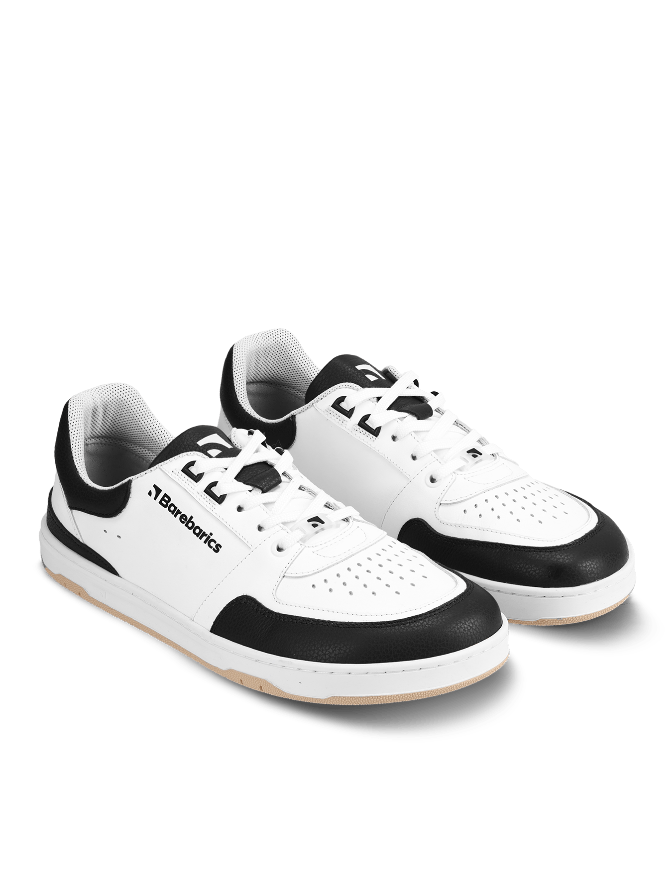 Barefoot Sneakers Barebarics Wave - White & Black - Barefoot Shoe Store