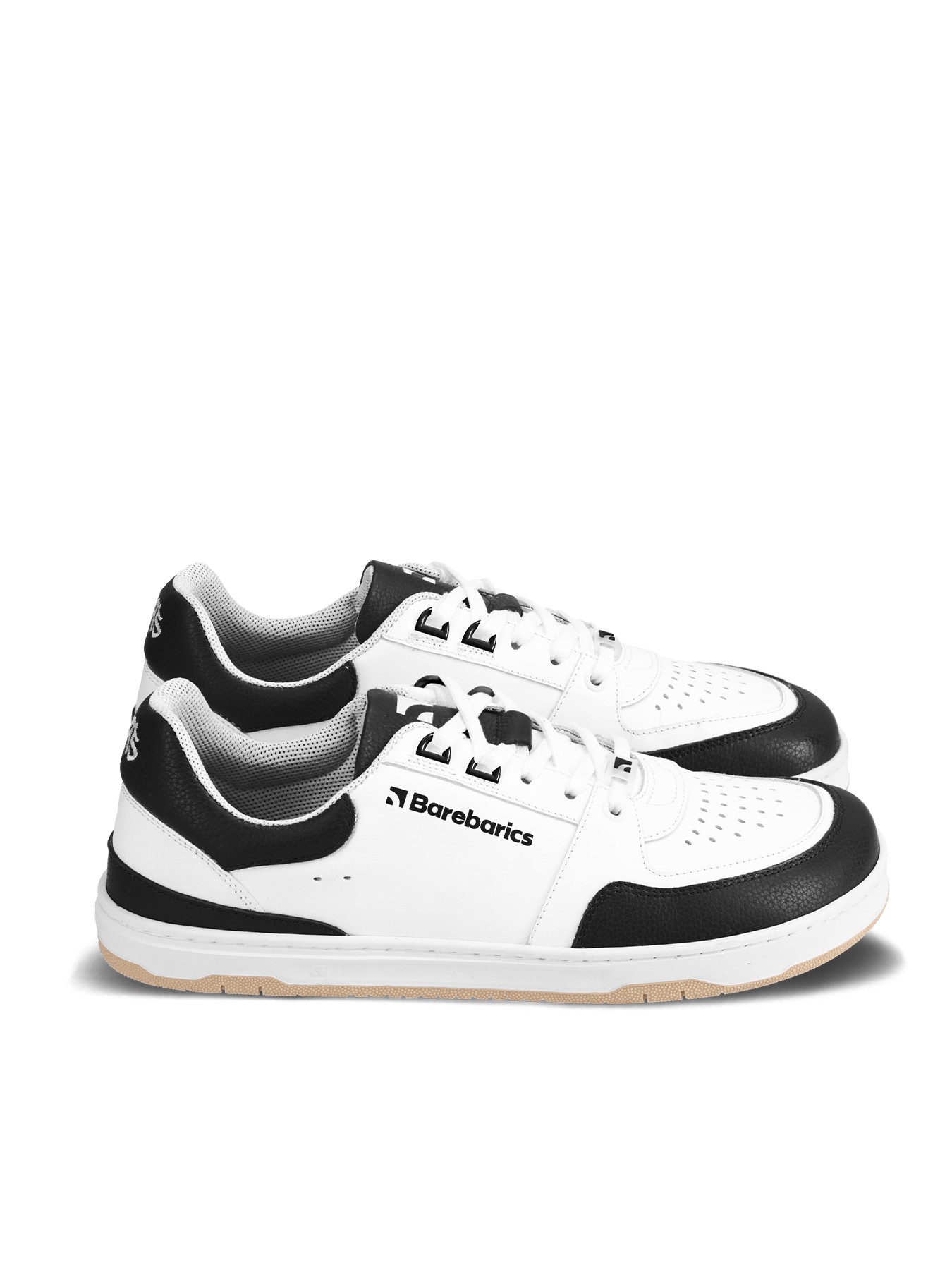 Barefoot Sneakers Barebarics Wave - White & Black - Barefoot Shoe Store