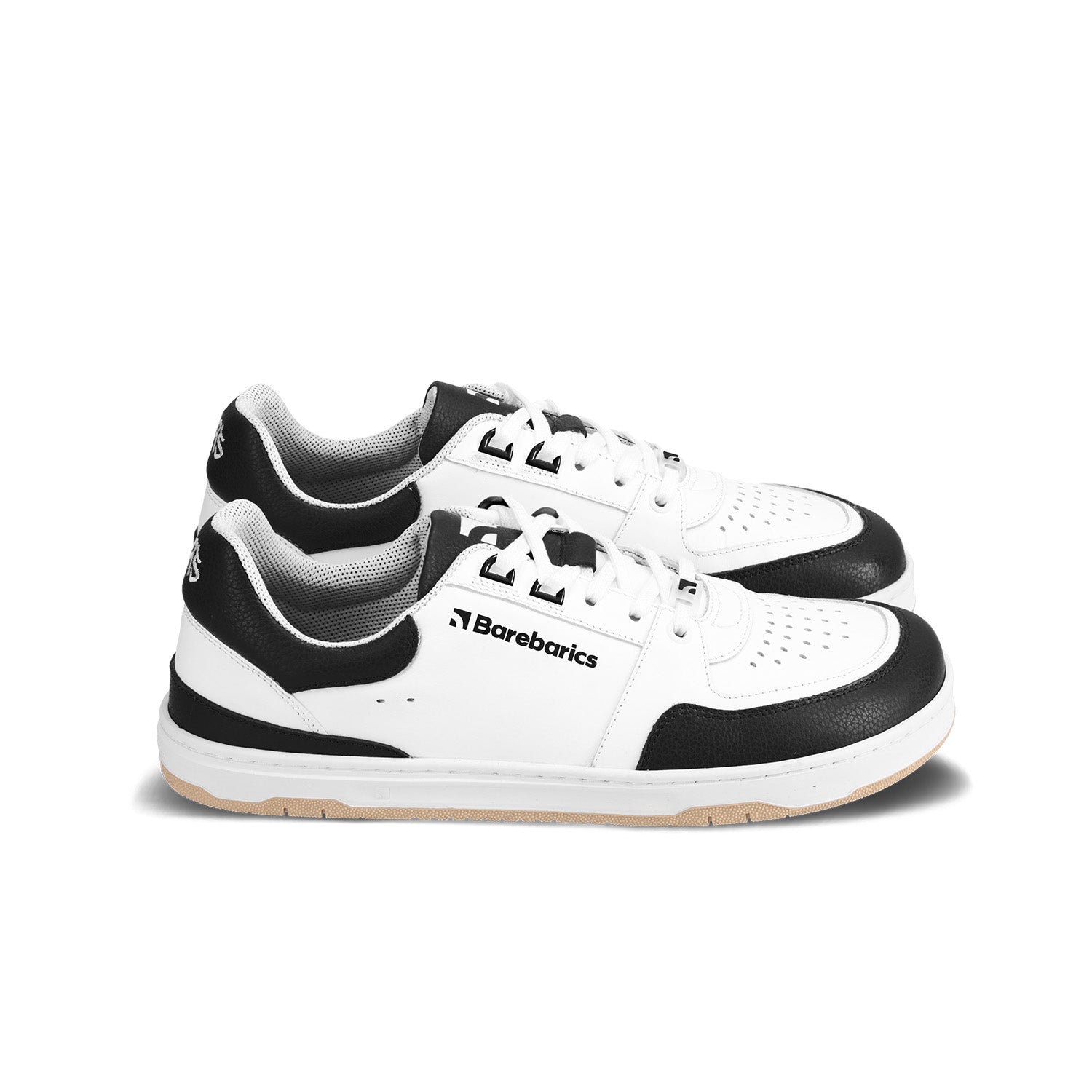 Barefoot Sneakers Barebarics Wave - White & Black - Barefoot Shoe Store