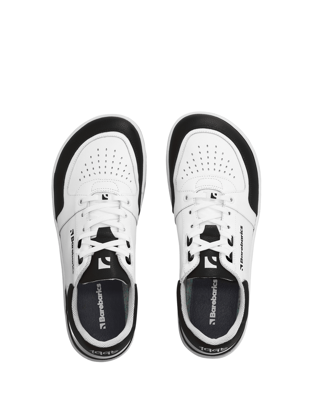 Barefoot Sneakers Barebarics Wave - White & Black - Barefoot Shoe Store