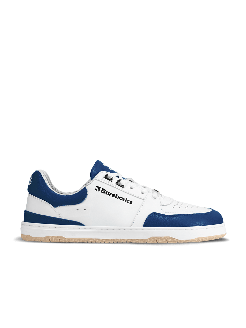 Barefoot Sneakers Barebarics Wave - White & Dark Blue - Barefoot Shoe Store