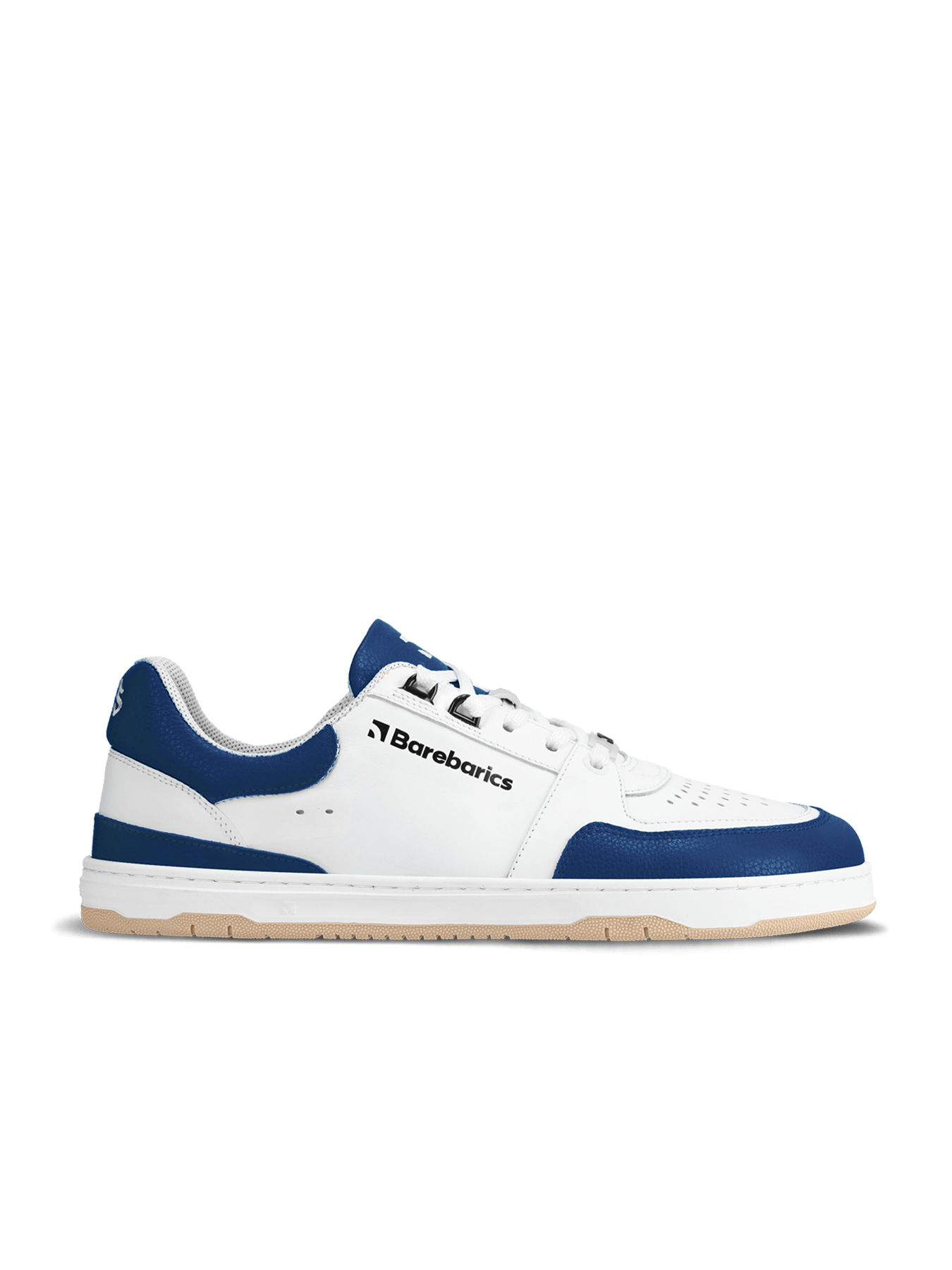Barefoot Sneakers Barebarics Wave - White & Dark Blue - Barefoot Shoe Store