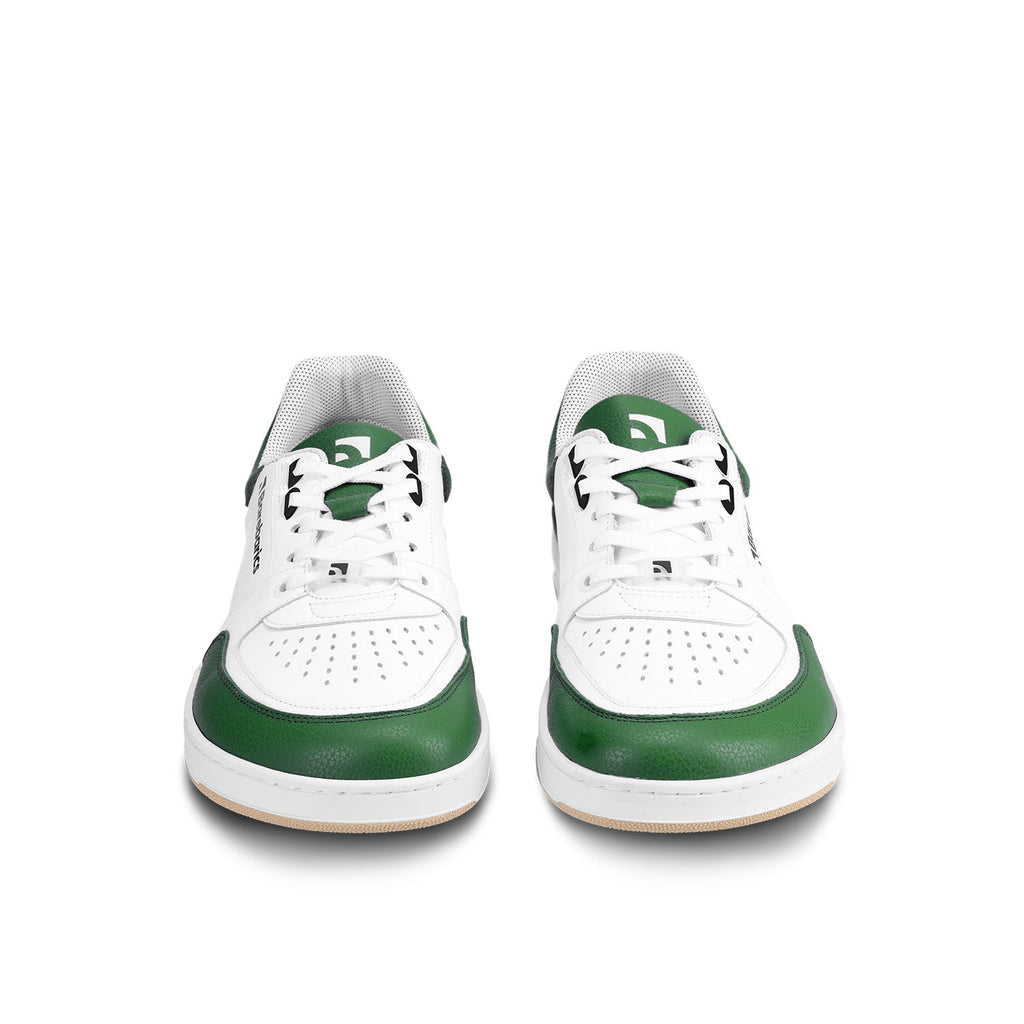 Barefoot Sneakers Barebarics Wave - White & Dark Green - Barefoot Shoe Store