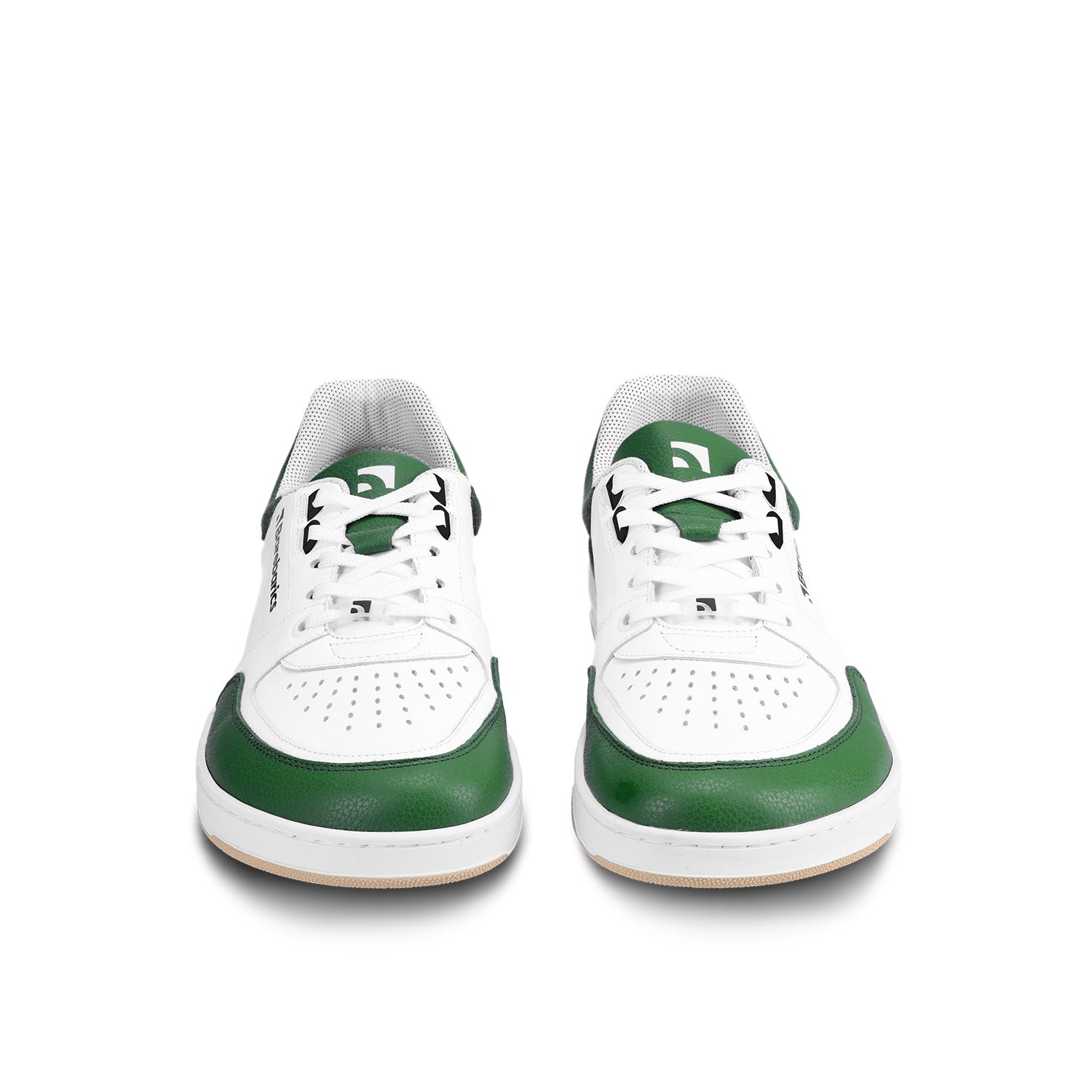 Barefoot Sneakers Barebarics Wave - White & Dark Green - Barefoot Shoe Store