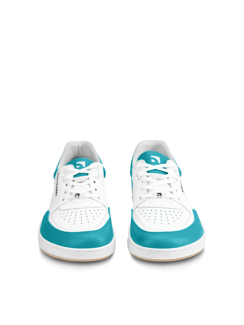 Barefoot Sneakers Barebarics Wave - White & Dark Turquoise - Barefoot Shoe Store