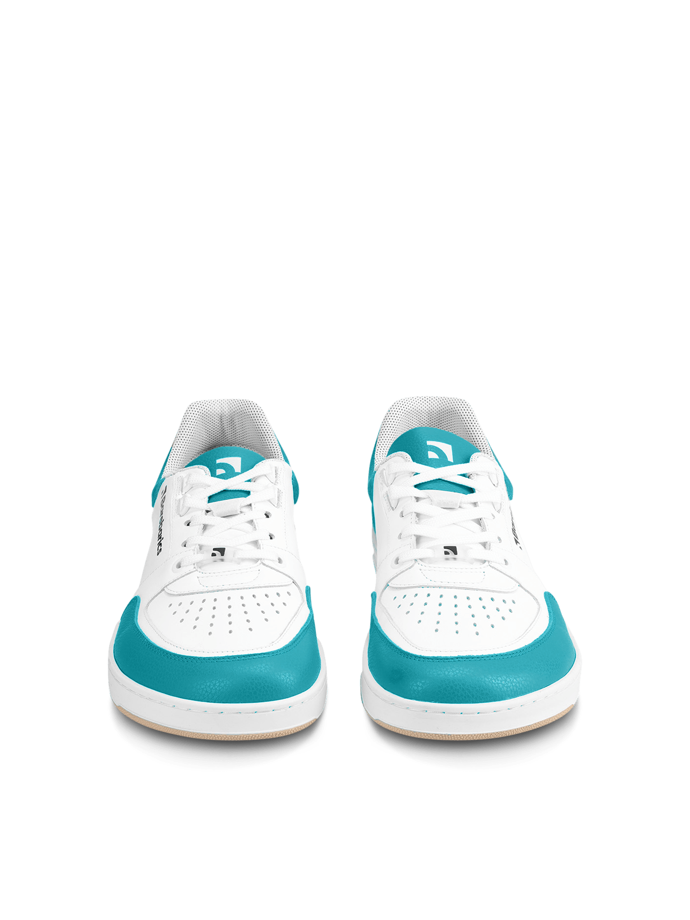 Barefoot Sneakers Barebarics Wave - White & Dark Turquoise - Barefoot Shoe Store