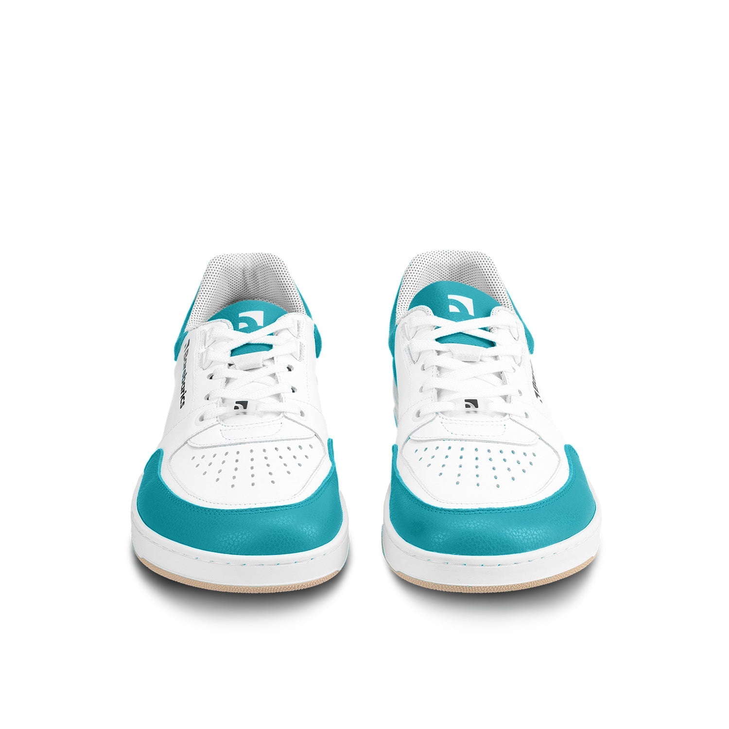 Barefoot Sneakers Barebarics Wave - White & Dark Turquoise - Barefoot Shoe Store