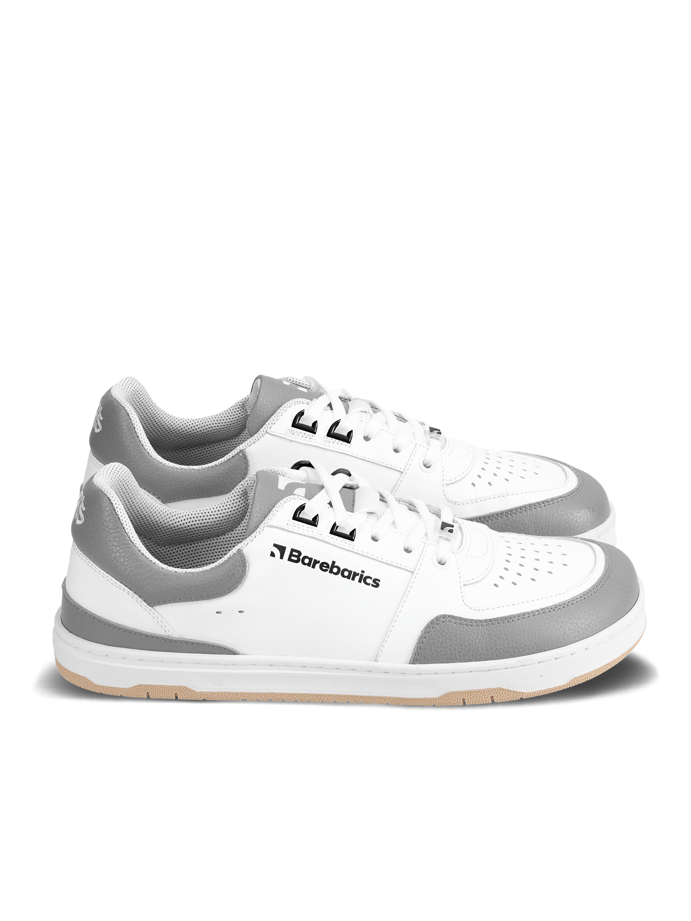 Barefoot Sneakers Barebarics Wave - White & Grey - Barefoot Shoe Store
