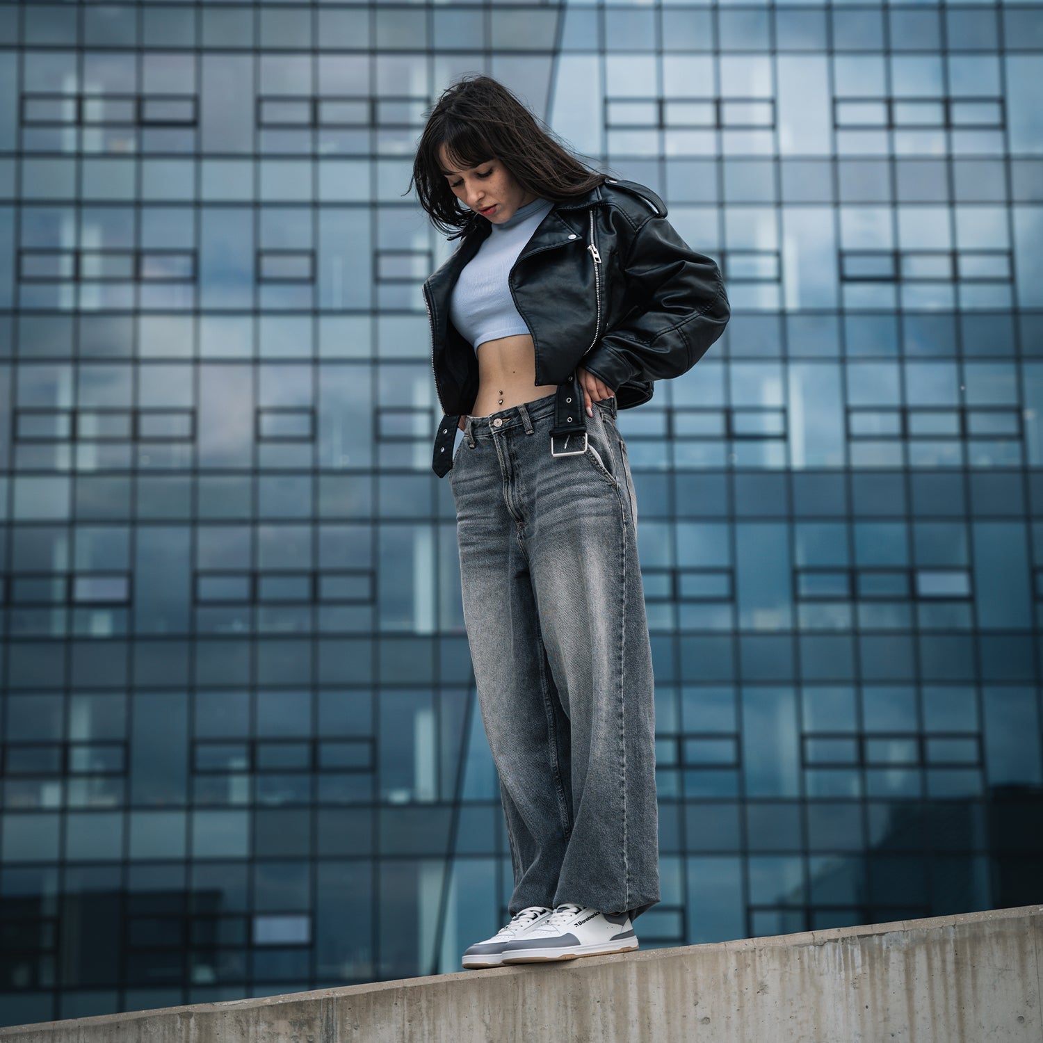 Barefoot Sneakers Barebarics Wave - White & Grey - Barefoot Shoe Store