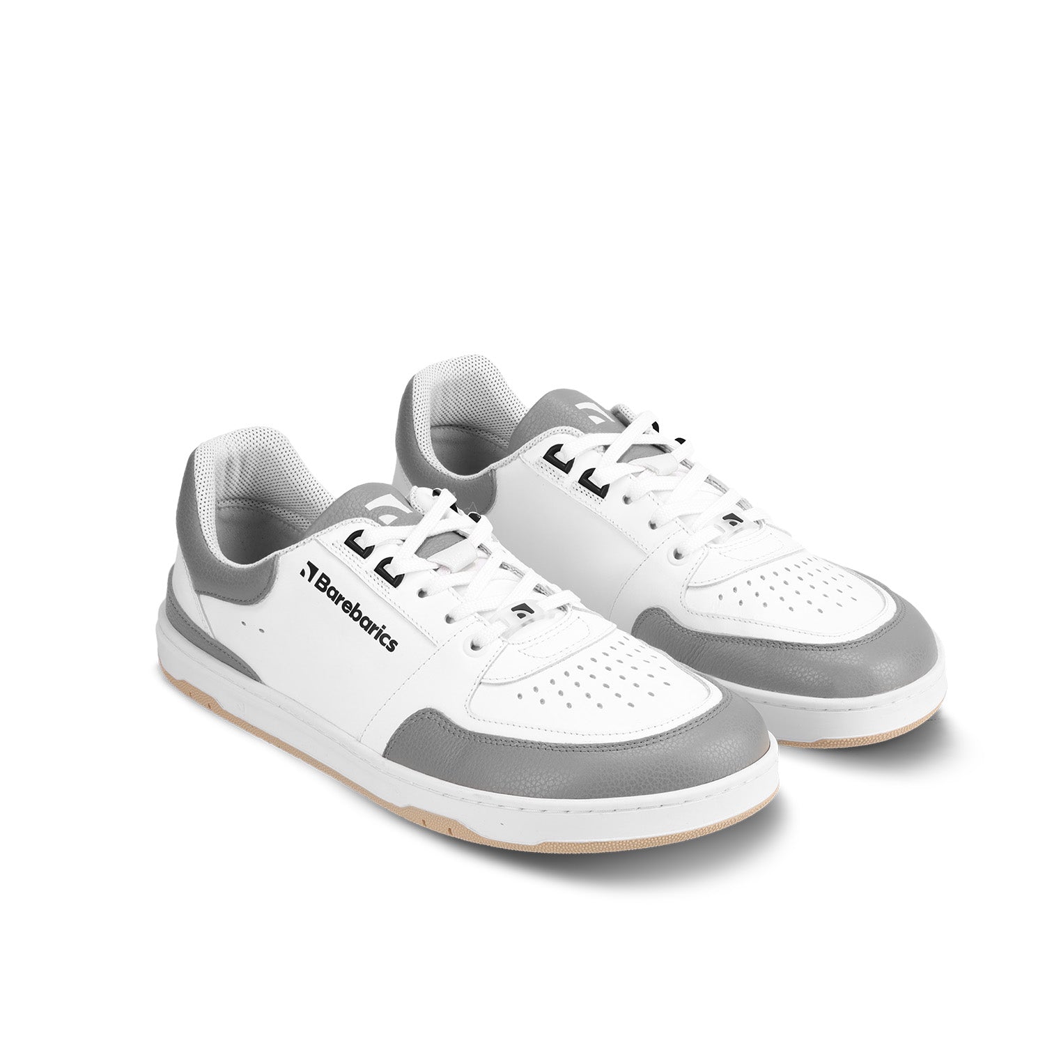 Barefoot Sneakers Barebarics Wave - White & Grey - Barefoot Shoe Store