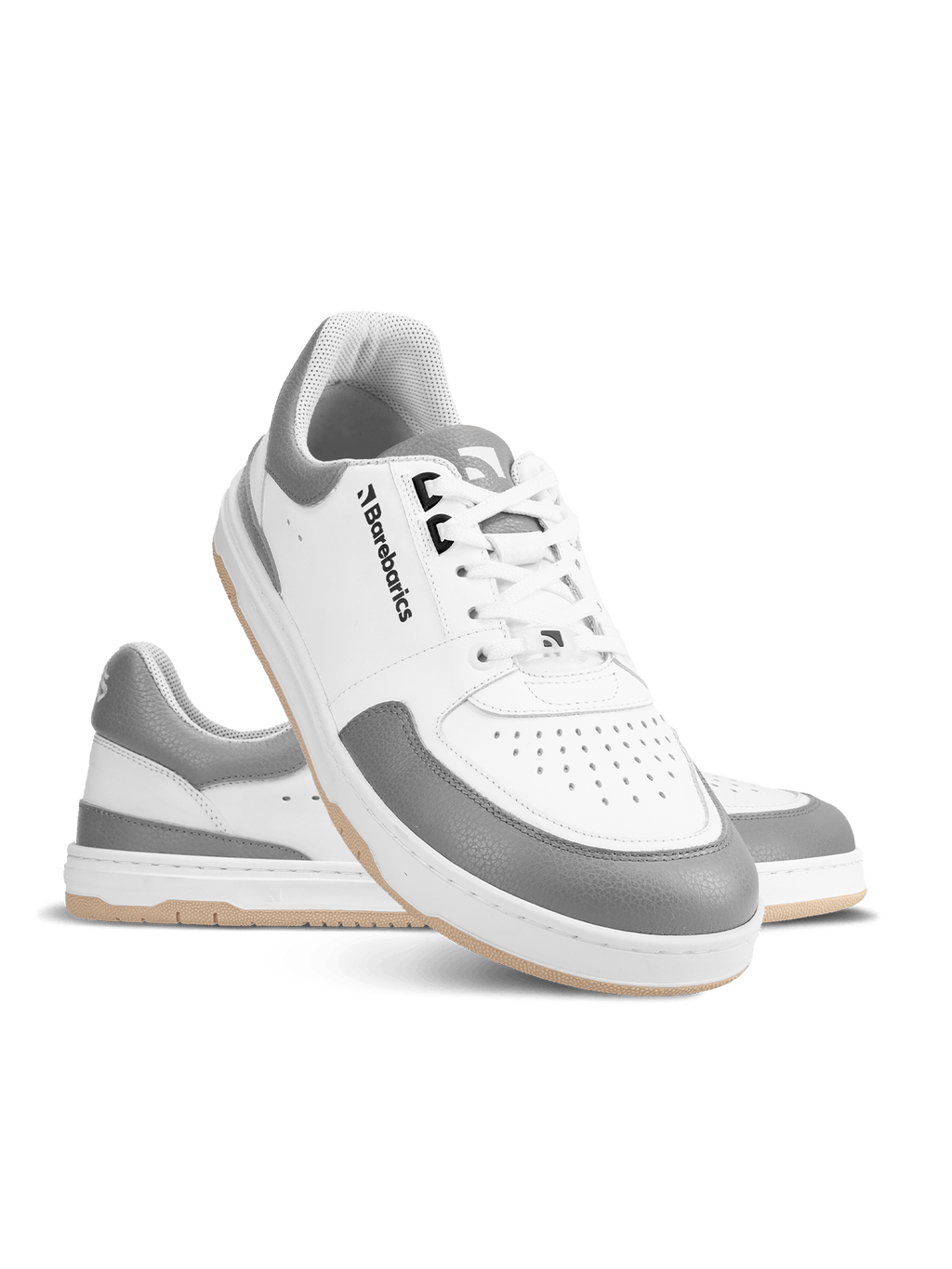 Barefoot Sneakers Barebarics Wave - White & Grey - Barefoot Shoe Store