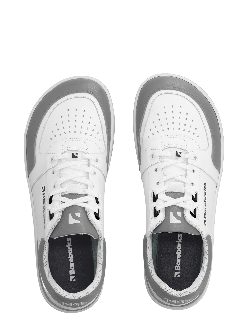 Barefoot Sneakers Barebarics Wave - White & Grey - Barefoot Shoe Store