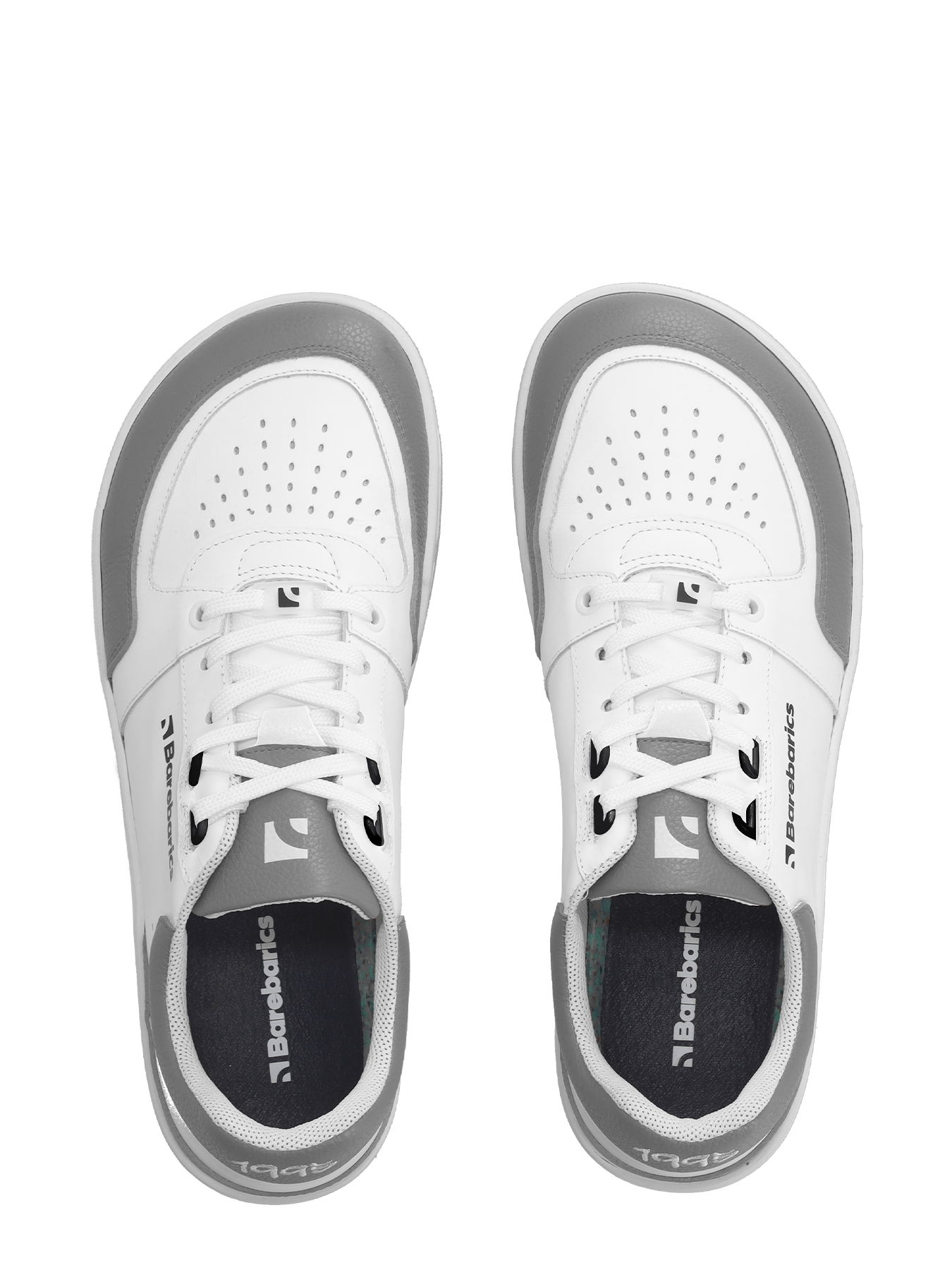 Barefoot Sneakers Barebarics Wave - White & Grey - Barefoot Shoe Store