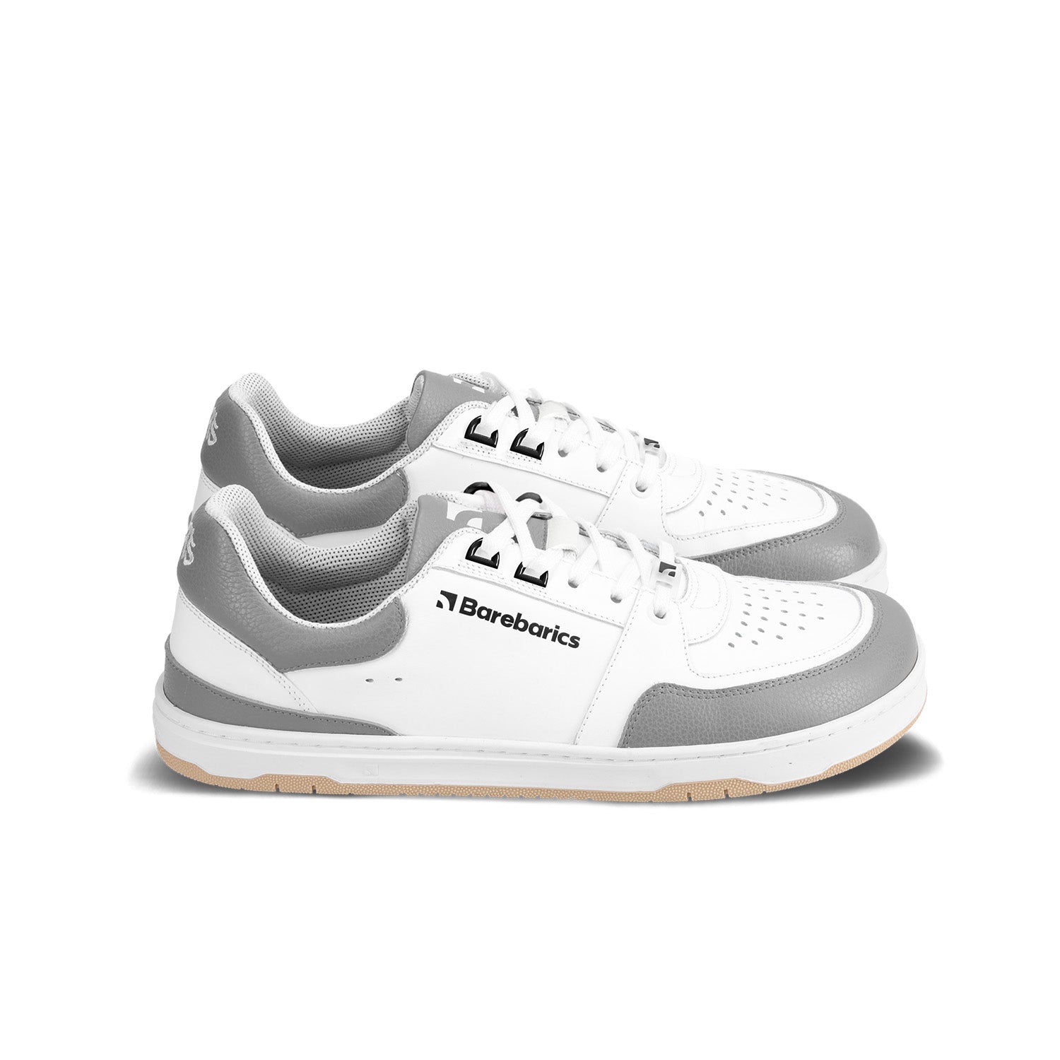 Barefoot Sneakers Barebarics Wave - White & Grey - Barefoot Shoe Store