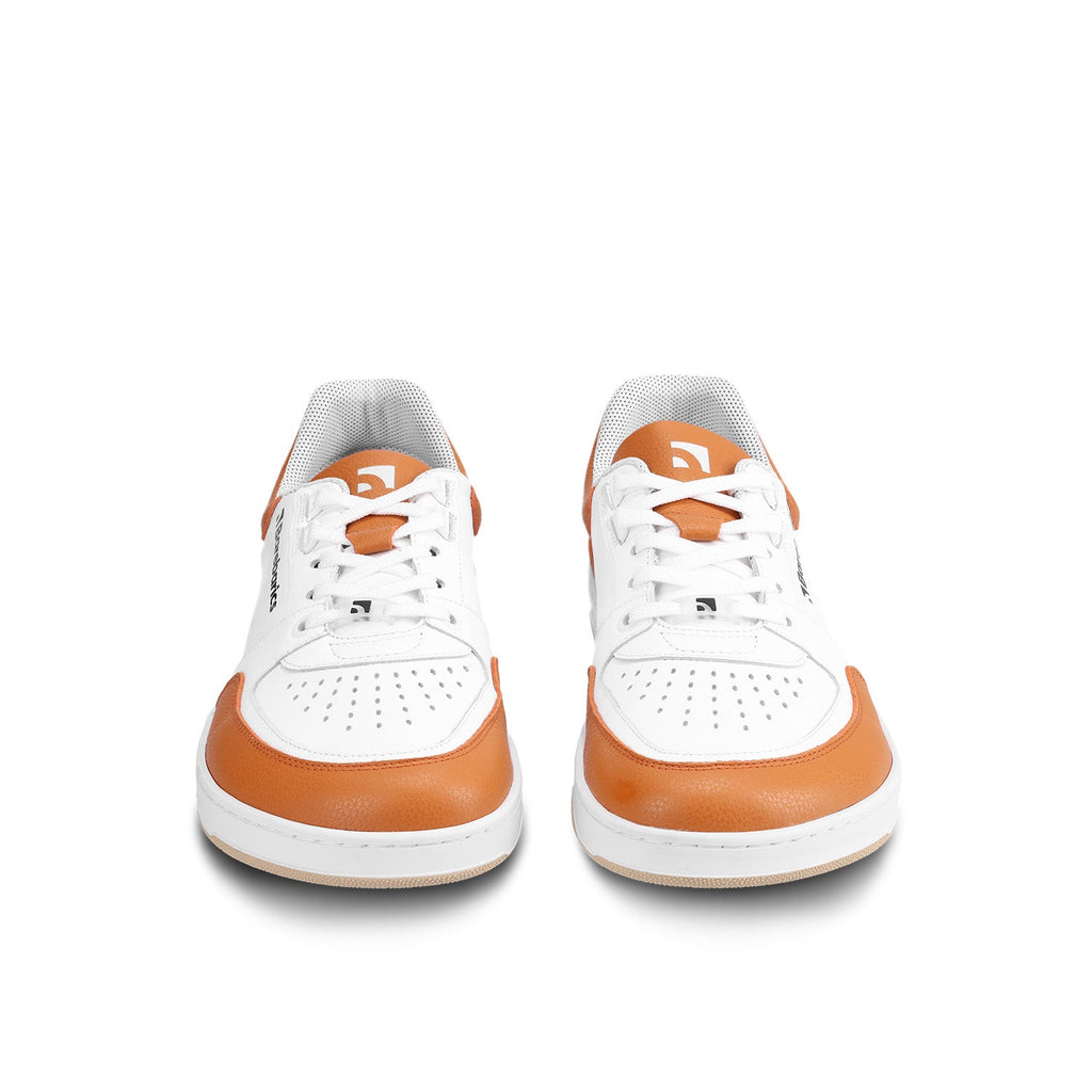 Barefoot Sneakers Barebarics Wave - White & Orange - Barefoot Shoe Store