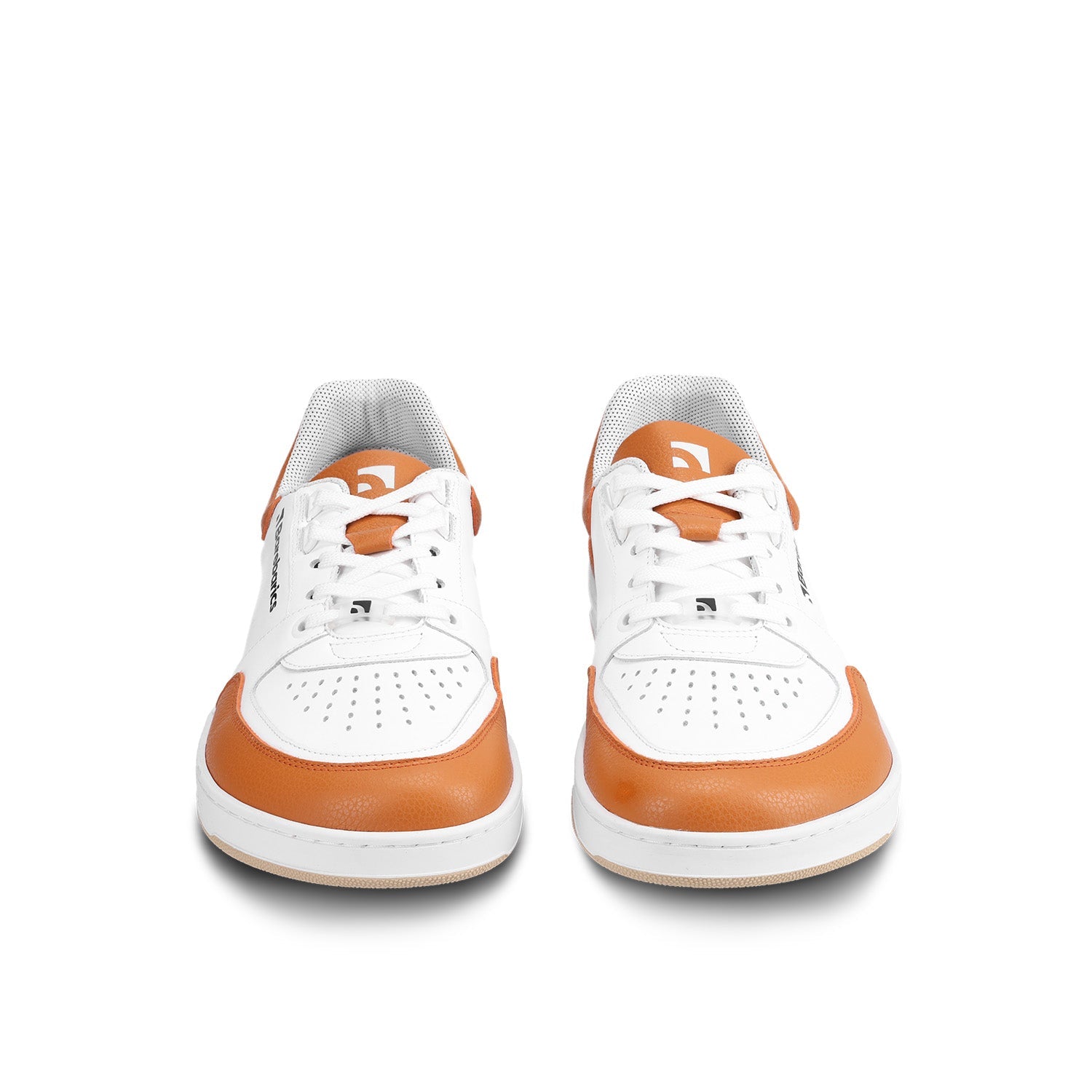 Barefoot Sneakers Barebarics Wave - White & Orange - Barefoot Shoe Store