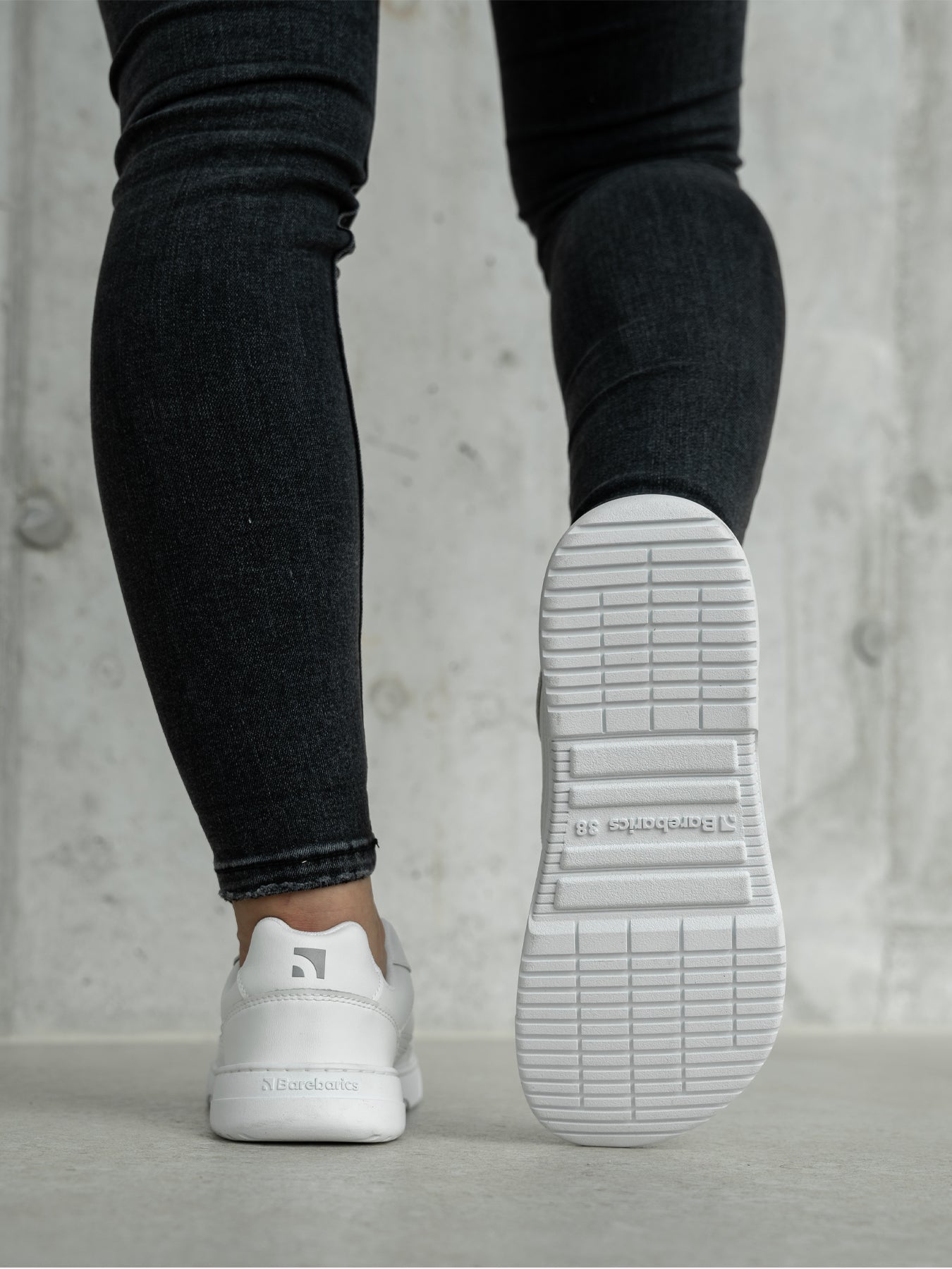 Barefoot Sneakers Barebarics Zing - All White - Barefoot Shoe Store