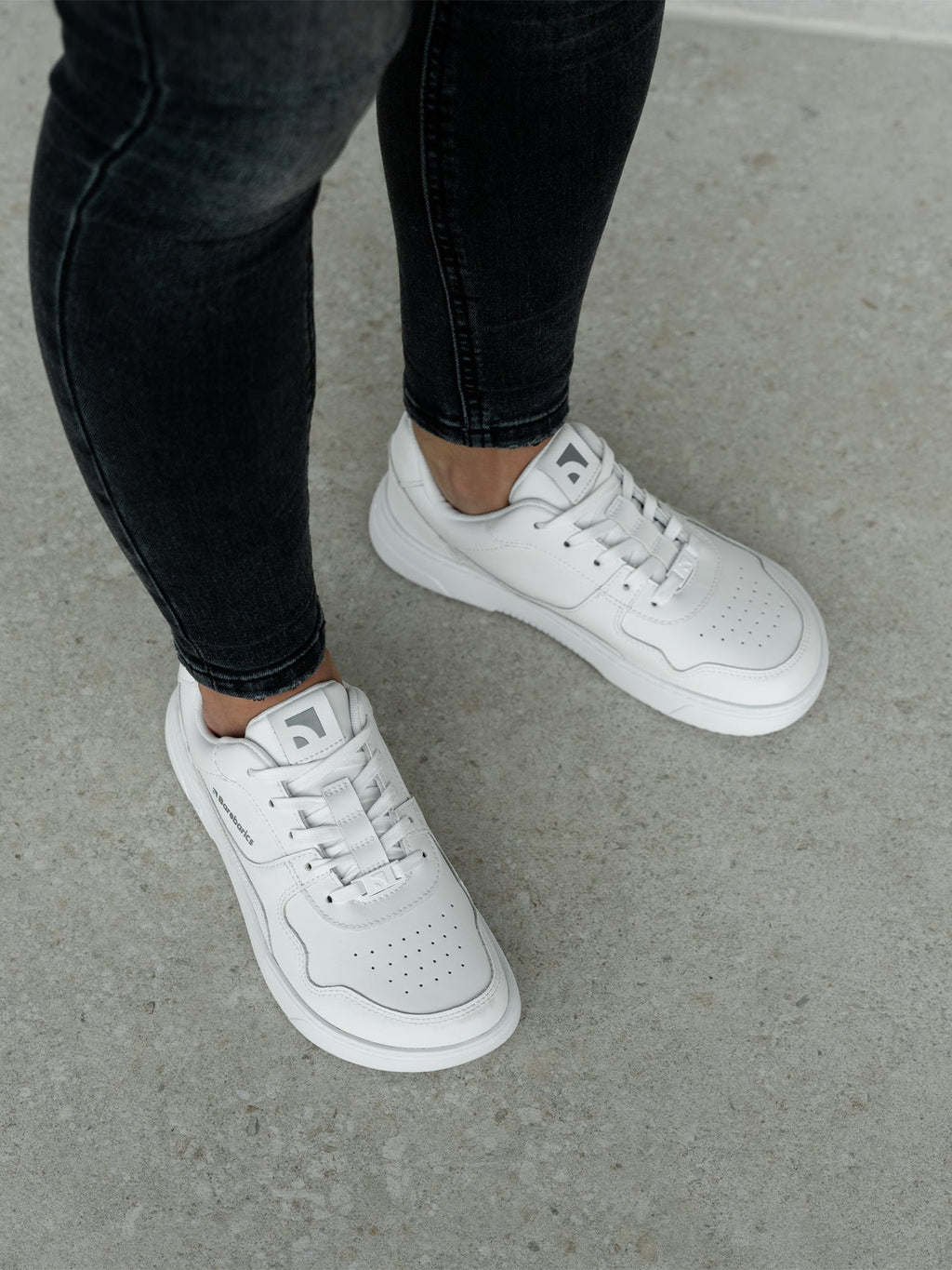 Barefoot Sneakers Barebarics Zing - All White - Barefoot Shoe Store