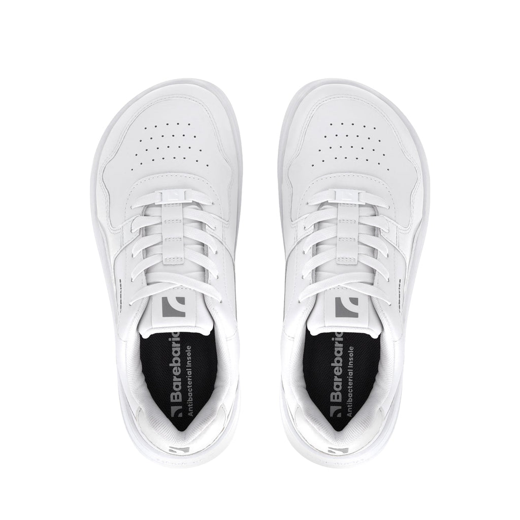 Barefoot Sneakers Barebarics Zing - All White - Barefoot Shoe Store