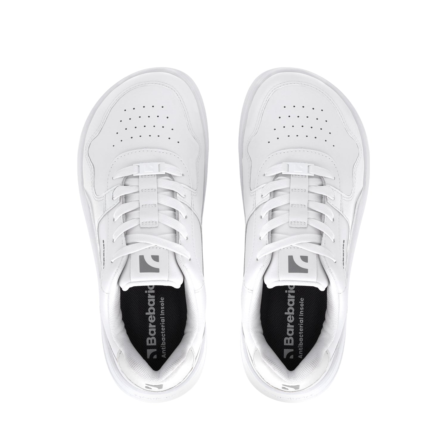 Barefoot Sneakers Barebarics Zing - All White - Barefoot Shoe Store