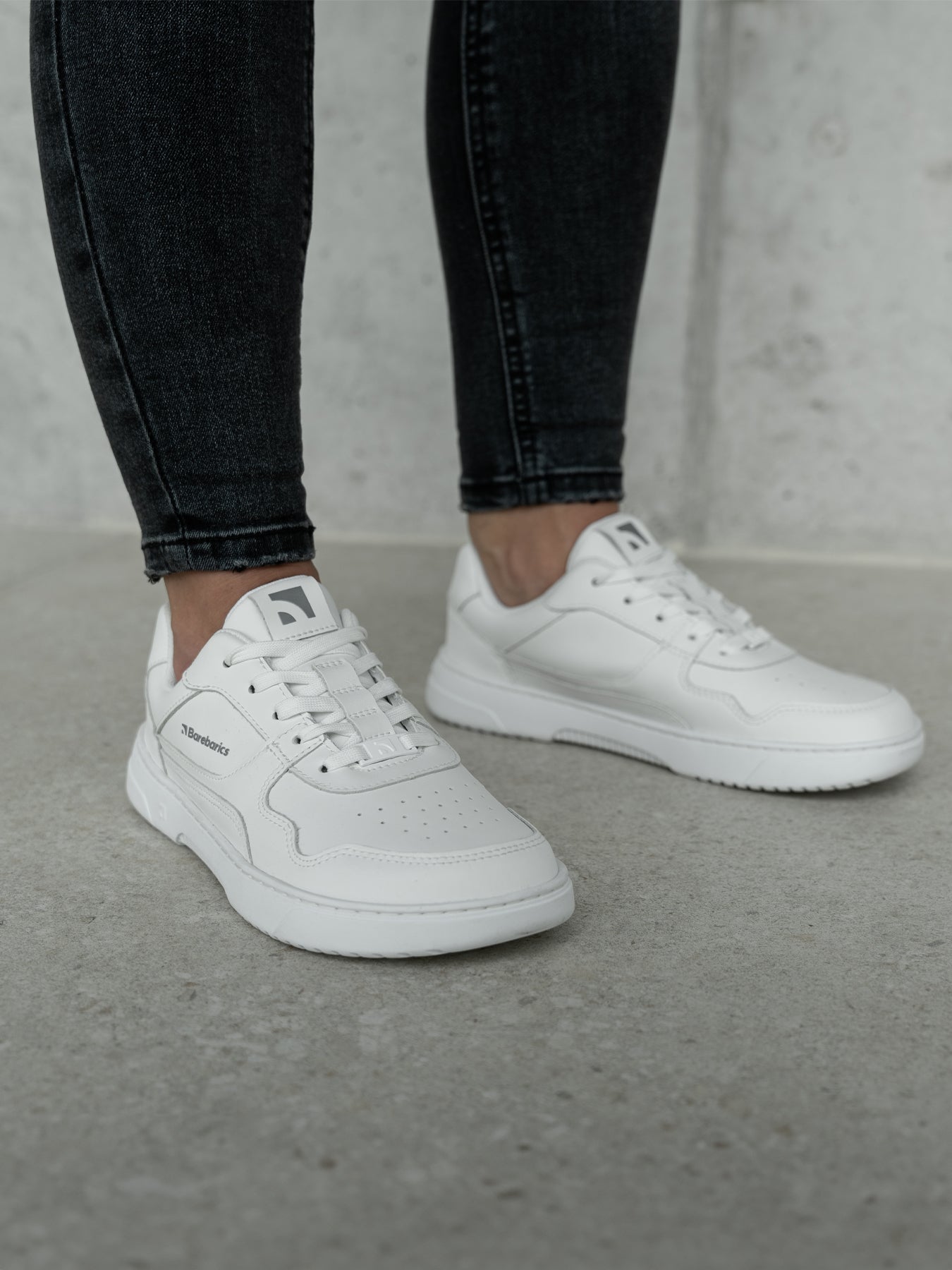 Barefoot Sneakers Barebarics Zing - All White - Barefoot Shoe Store