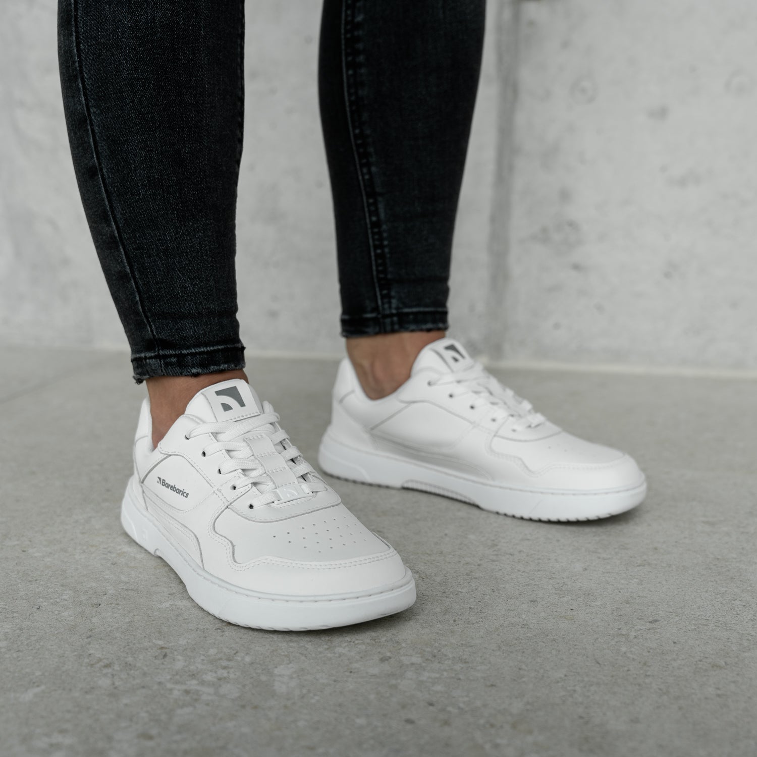Barefoot Sneakers Barebarics Zing - All White - Barefoot Shoe Store