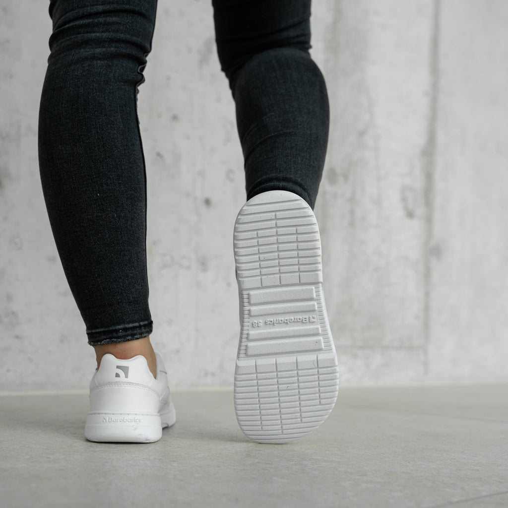 Barefoot Sneakers Barebarics Zing - All White - Barefoot Shoe Store