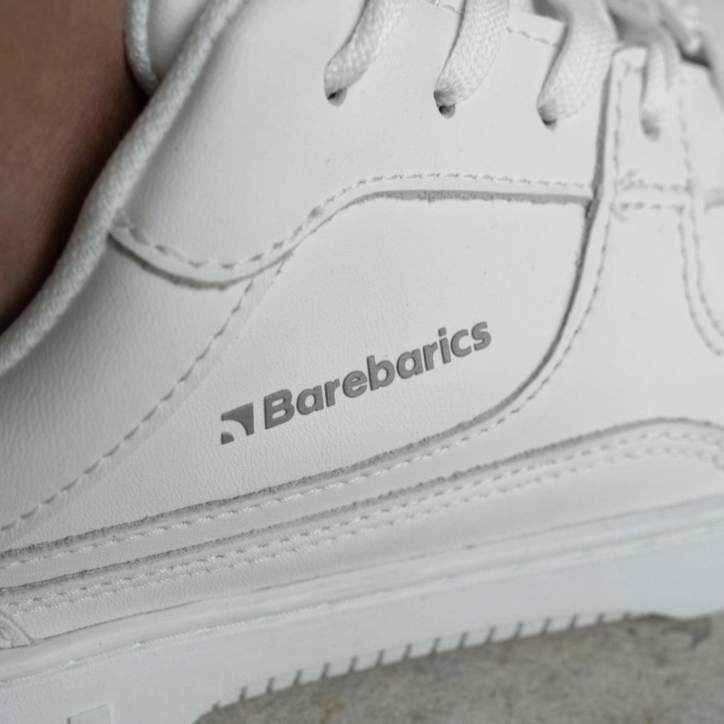 Barefoot Sneakers Barebarics Zing - All White - Barefoot Shoe Store