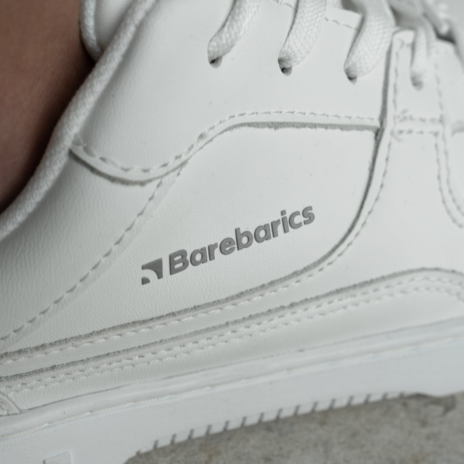 Barefoot Sneakers Barebarics Zing - All White - Barefoot Shoe Store