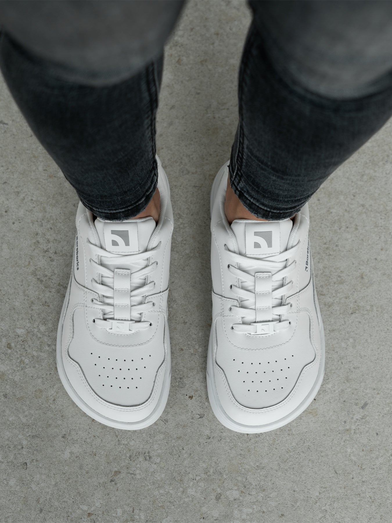 Barefoot Sneakers Barebarics Zing - All White - Barefoot Shoe Store
