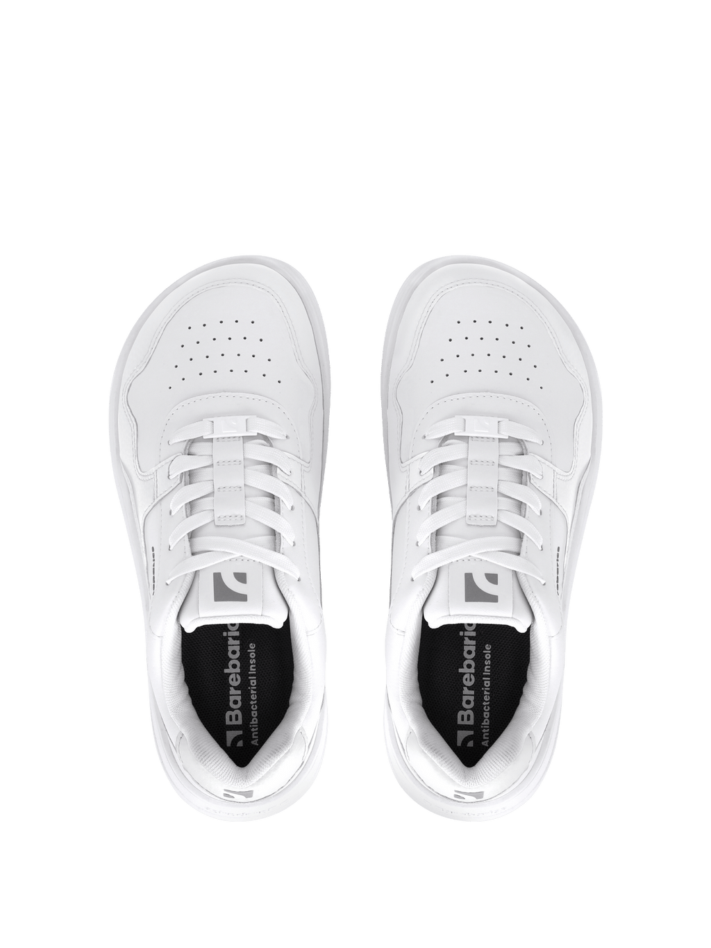 Barefoot Sneakers Barebarics Zing - All White - Barefoot Shoe Store